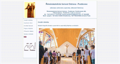 Desktop Screenshot of farnostpustkovec.cz